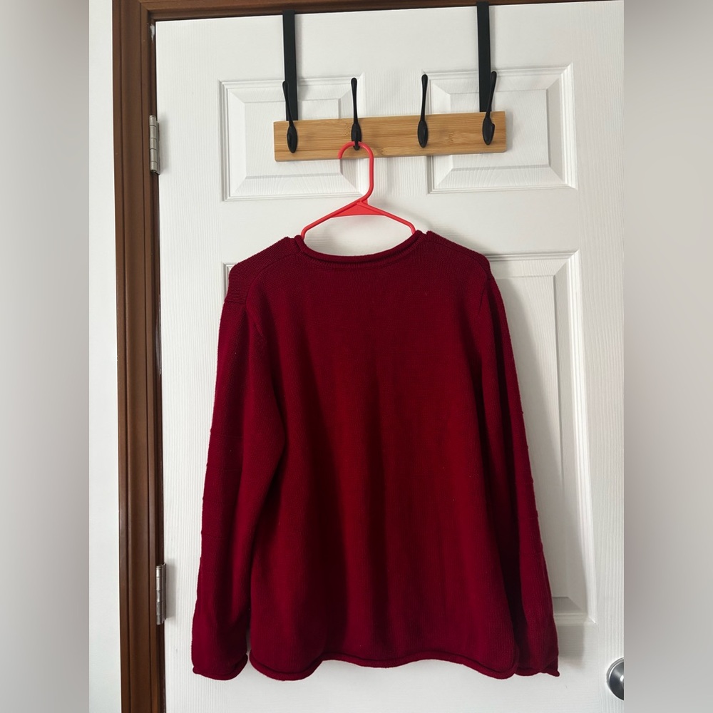 Christopher & Banks 1X Red Sweater